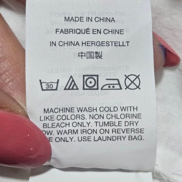 J. Crew Womens White Textured Bell Sleeve Dress Size 4 Cotton - Picture 8 of 16